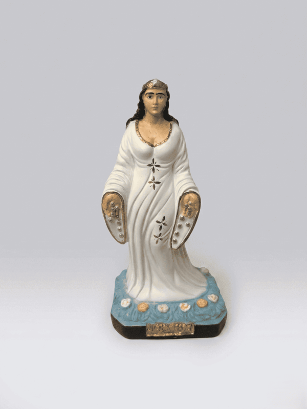 Imagem Iemanjá com vestido branco 23cm