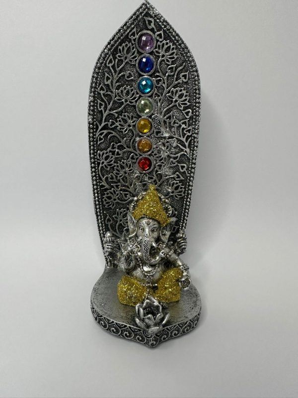 Queimador Incenso Resina Ganesh 17cm