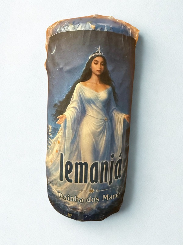 Yemanjá Herb Pillar Candle 14cm