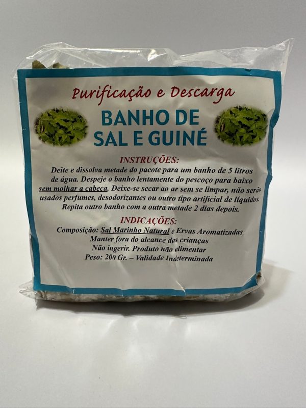 Salt and Guiné (Guinea Hen Weed) Bath