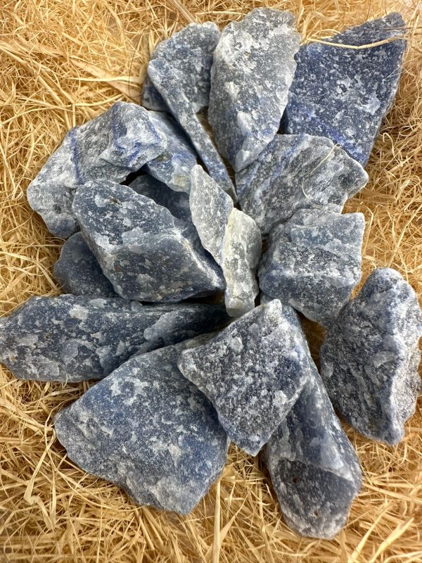 Rough Blue Quartz Crystal