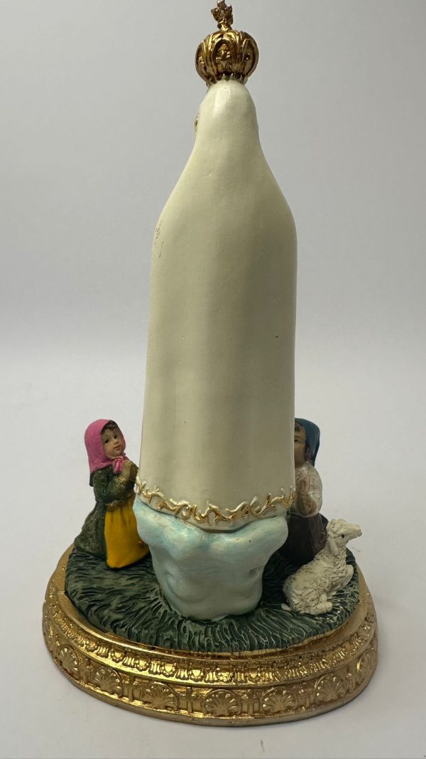 Imagem Nossa Senhora de Fátima com Pastorinhos 16cm