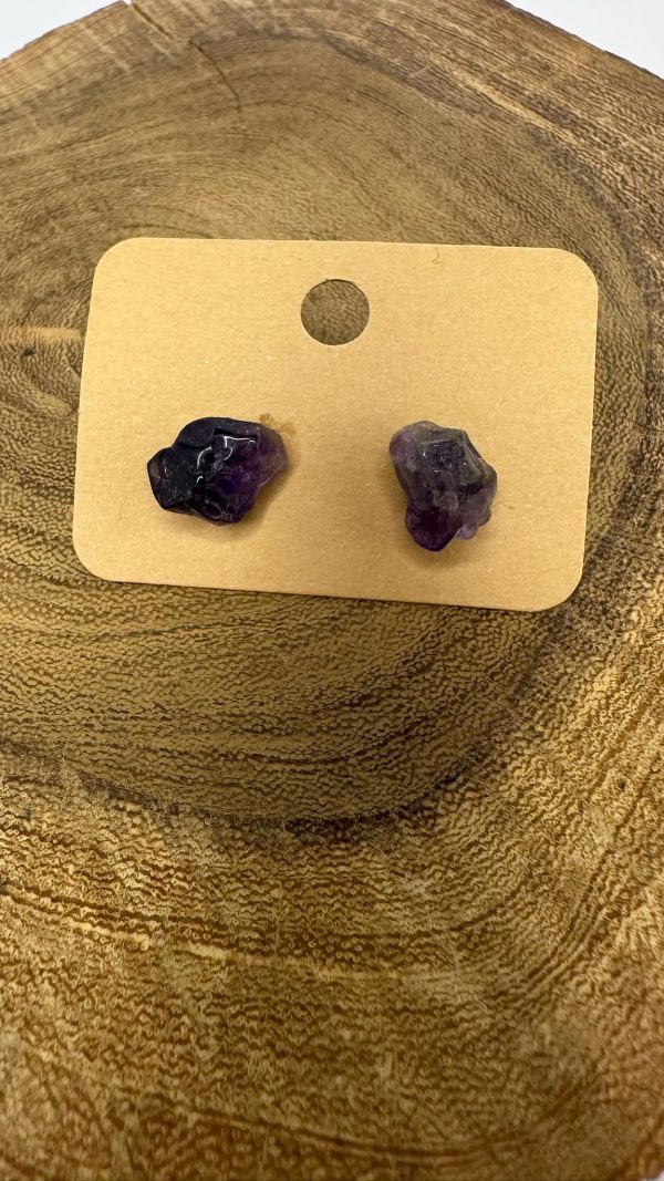 Amethyst Crystal Earrings