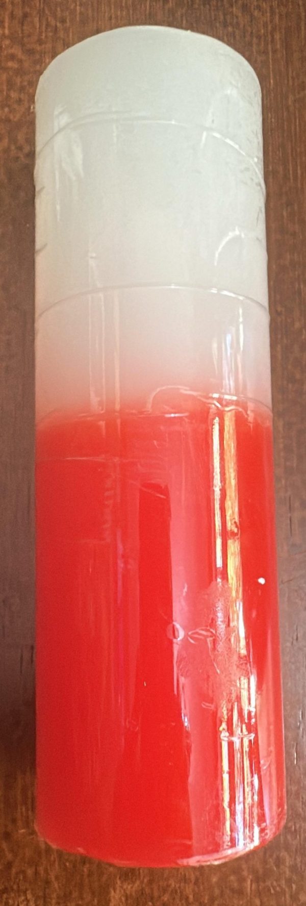 Vela Bicolor - Vermelho e Branco