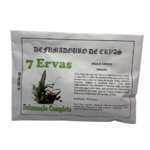 Defumador de 7 Ervas Sagradas para Defumação e Limpeza Espiritual