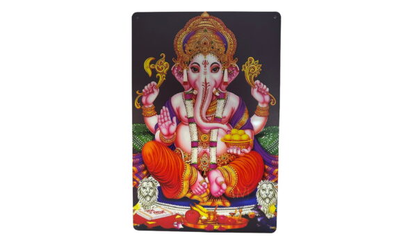 Ganesh Metal Plate 30x20cm