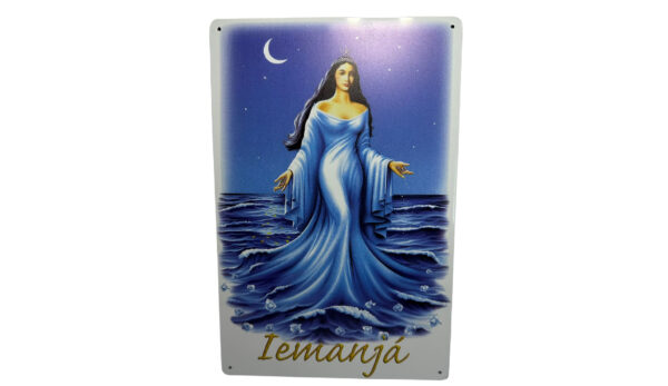 Iemanjá Metal Plate 30x20cm